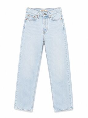 Levi’s Wedgie Straight Jeans 25 Light Wash High Rise Vintage Mom Jeans